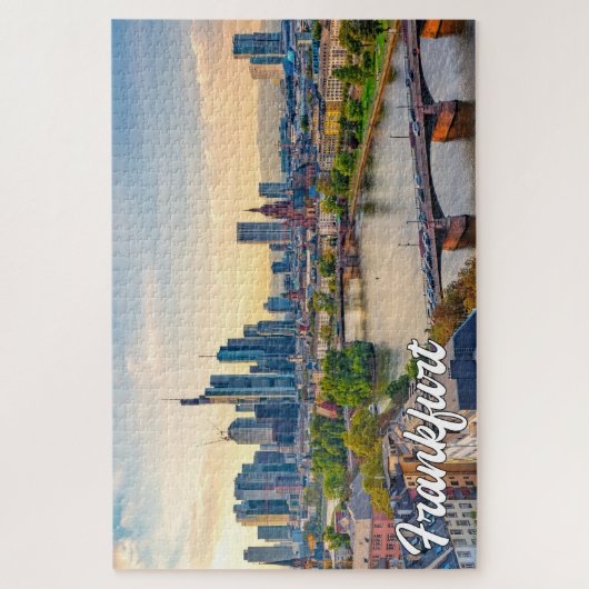 Beautiful Frankfurt, Deutschland Puzzle (Vertikal)