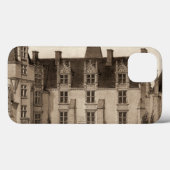 Beautiful French Chateau in Sepia Tones Case-Mate iPhone Hülle (Rückseite (Horizontal))