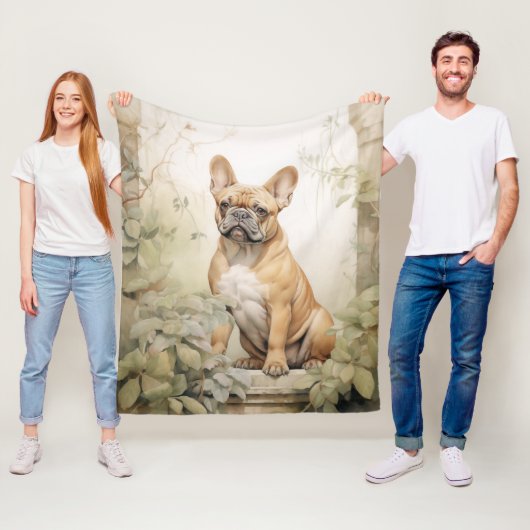 Beautiful Frenchie Fleecedecke (Beispiel)