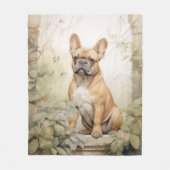 Beautiful Frenchie Fleecedecke (Vorderseite)
