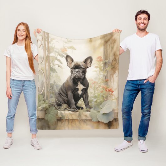 Beautiful Frenchie Fleecedecke (Beispiel)