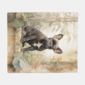 Beautiful Frenchie Fleecedecke (Vorderseite (Horizontal))