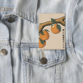 Beautiful Fresh Oranges Button (Insitu)