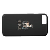 Beautiful Funny Deer Oh Deer Modern Design  Case-Mate iPhone Hülle (Rückseite (Horizontal))