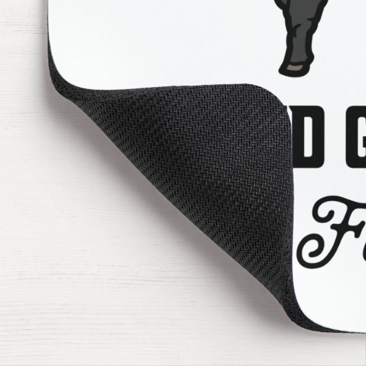 Beautiful Galloway Kuh rund Abzeichen oder Design Mousepad (Ecke)