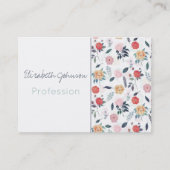 Beautiful Garden Blume Botanisch Visitenkarte (Vorderseite)