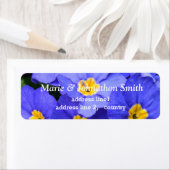 Beautiful garden Blume Familienadressen-Label (Insitu)