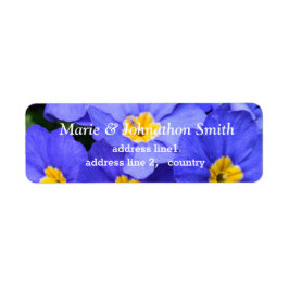 Beautiful garden Blume Familienadressen-Label