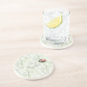 Beautiful Garden Ladybug Getränkeuntersetzer (Seite)