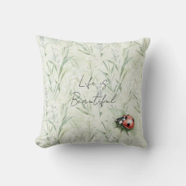 Beautiful Garden Ladybug Kissen