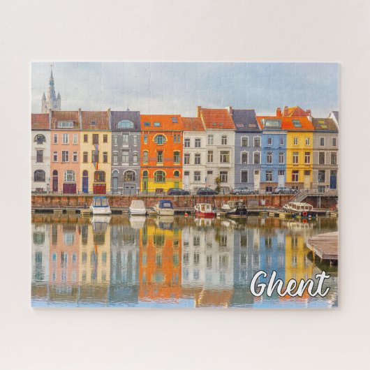 Beautiful Gent, Belgien Puzzle (Horizontal)