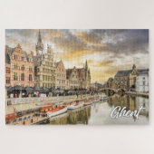 Beautiful Gent, Belgien Puzzle (Horizontal)