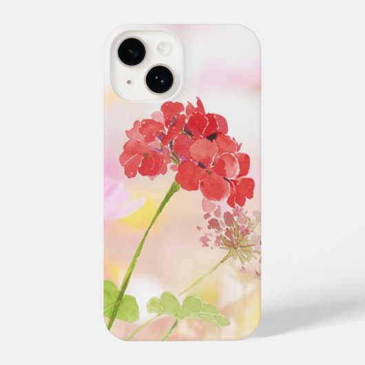 Beautiful Geranium House Garden Blume Florenz iPhone Hülle (Rückseite)