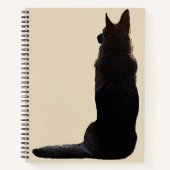 Beautiful German Shepherd Dog Notizbuch (Vorderseite)