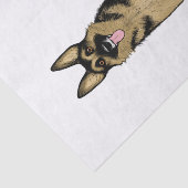 Beautiful German Shepherd Dog | Originelle Hauskun Seidenpapier (Ausschnitt)