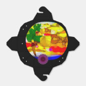 BEAUTIFUL_GIFT_BLACK_ROSE_PINK_kaleidoskop Nehmen Geschenkschachtel (Ungefaltet)