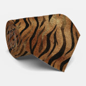 Beautiful Gift  For Boyfriend Tiger Print Krawatte (Gerollt)