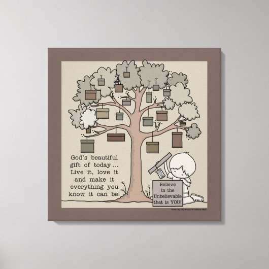 Beautiful Gift Leinwanddruck (Vorderseite)