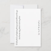 Beautiful Gift Mitteilungskarte (Rückseite)