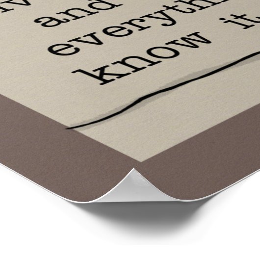 Beautiful Gift Poster (Ecke)