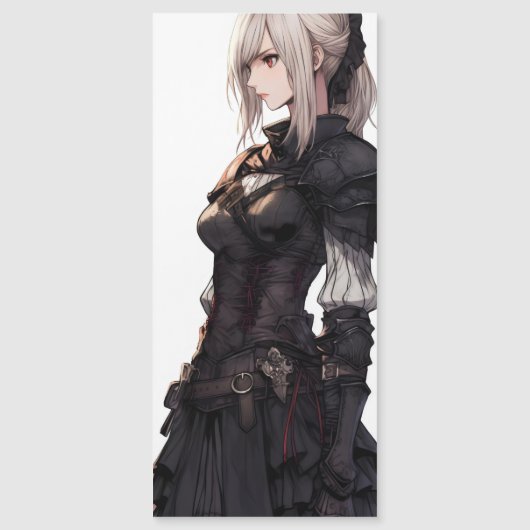 Beautiful Girl Fantasy Anime Magnetkarte (Vorderseite)