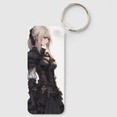 Beautiful Girl Fantasy Anime Schlüsselanhänger (Rückseite)