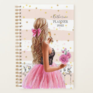 Beautiful Girl Spiral Foto Planner Planer