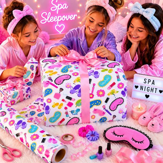 Beautiful Girly Chic Geschenkpapier