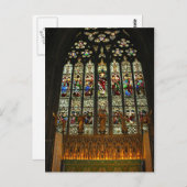 Beautiful Glass Window Post Card Postkarte (Vorne/Hinten)