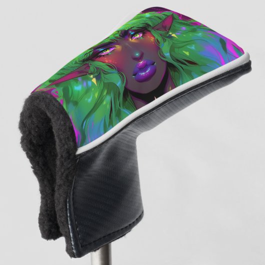 Beautiful Glorious Elven Queen Golf Headcover (3/4 Vorderseite)