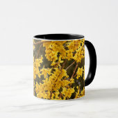 Beautiful Golden Forsythia Shrub Tasse (VorderseiteRechts)