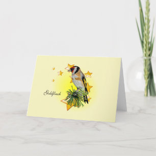 Beautiful Goldfinch Zeichn ist ein Star Karte