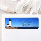 Beautiful Gray Annisquam Lighthouse Rücksendeadres (Insitu)