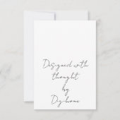 Beautiful Great Dane Card Dankeskarte (Rückseite)