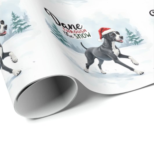 Beautiful Great Dane Geschenkpapier (Rolleneckpunkt)