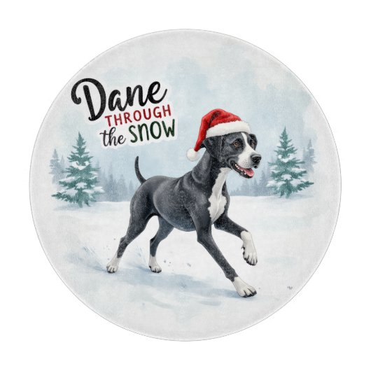 Beautiful Great Dane Schneidebrett (Vorderseite)