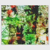 Beautiful green abstract wrapping paper,Textured Geschenkpapier (Flach)