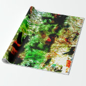 Beautiful green abstract wrapping paper,Textured Geschenkpapier (Ungerollt)