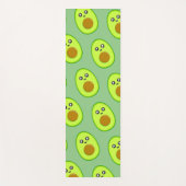Beautiful Green Avocado Pattern Yoga Mat Yogamatte (Vorderseite)