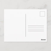 Beautiful Green Botanical Self-Growth Affirmation Postkarte (Rückseite)