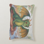 Beautiful green dragon dekokissen (Rückseite(Vertikal))