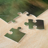Beautiful green-eyed tabby cat close-up puzzle (Seite)