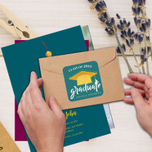 Beautiful Green Gold Grad Abschluss 2024