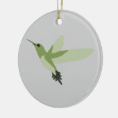 Beautiful Green Hummingbird Keramikornament (Links)