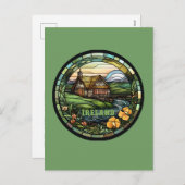 Beautiful Green Ireland Souvenir Feiertagspostkarte (Vorne/Hinten)