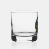 Beautiful Green Ireland Souvenir Whiskyglas (Links)