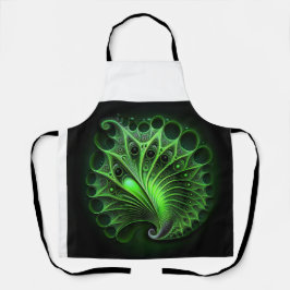 Beautiful Green Mandelbrot Schürze