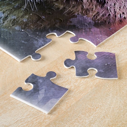 Beautiful Growling Bengalisch Tiger Puzzle (Seite)