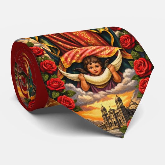 BEAUTIFUL GUADALUPE KRAWATTE (Gerollt)