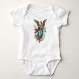 Beautiful Guardian Angel Baby Bodysuit Baby Strampler
